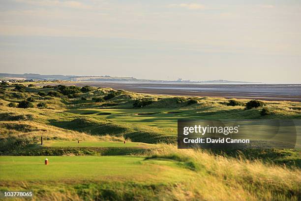 The 559 yards par 5, 5th hole 'Solway' at the Silloth on Solway Golf Club on August 25, 2010 Silloth, Cumbria, England.