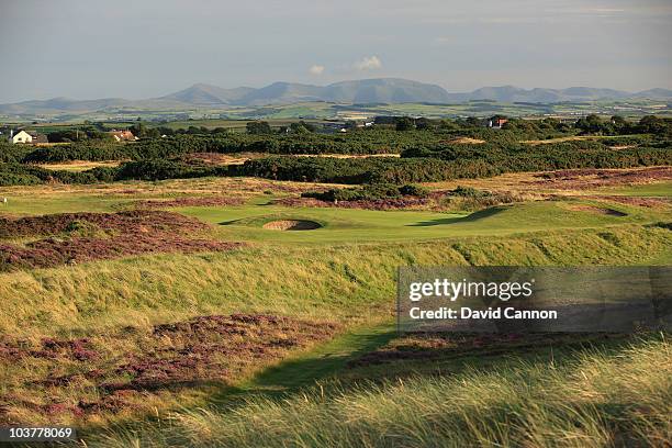 The 201 yards par 3, 6th hole 'Natterjack' at the Silloth on Solway Golf Club on August 25, 2010 Silloth, Cumbria, England.