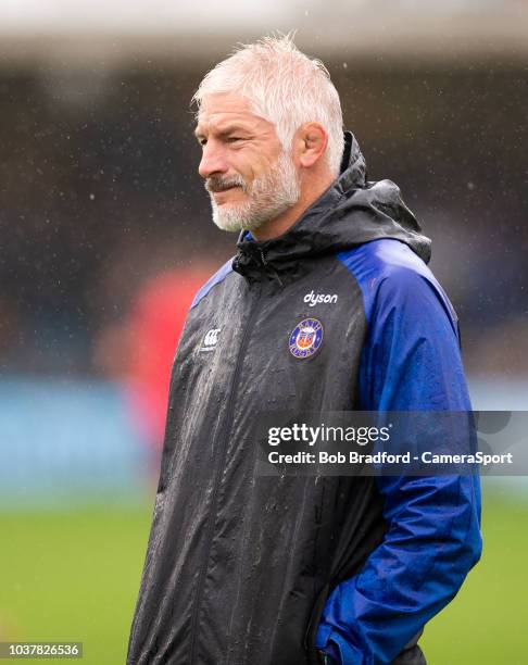 Bath Rugby's Head Coach Todd Blackadder during the Gallagher Premiership Rugby match between Bath Rugby and Northampton Saints at Recreation Ground...