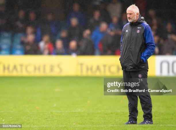 Bath Rugby's Head Coach Todd Blackadder during the Gallagher Premiership Rugby match between Bath Rugby and Northampton Saints at Recreation Ground...