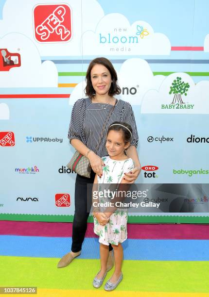 Marla Sokoloff attends Step2 Presents 7th Annual Celebrity Red CARpet event by New Bloom Media Benefitting Baby2Baby at Sony Pictures Studios on...