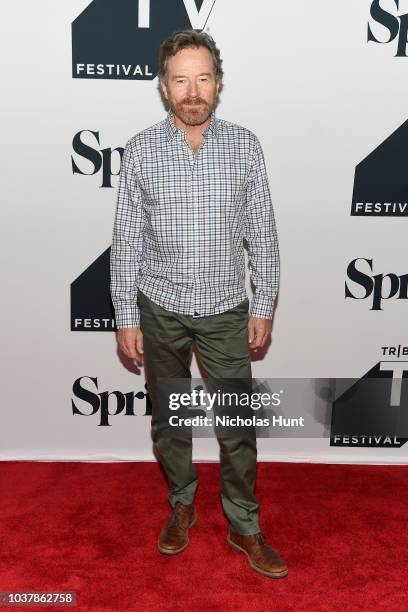 Bryan Cranston attends the Tribeca Talks Panel during the 2018 Tribeca TV Festival at Spring Studios on September 22, 2018 in New York City.