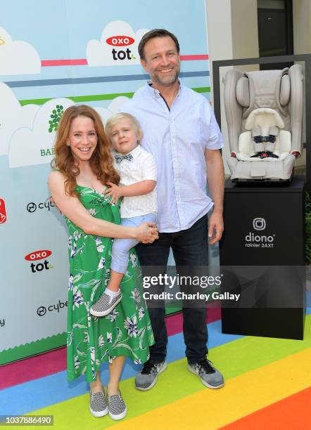 Amy Davidson and Kacy Lockwood attend Step2 Presents 7th Annual Celebrity Red CARpet event by New Bloom Media Benefitting Baby2Baby at Sony Pictures...