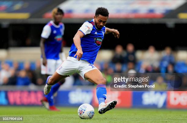 Grant Ward of Ipswich Town during the Sky Bet Championship match between Ipswich Town and Bolton Wanderers at Portman Road Stadium on September 22,...