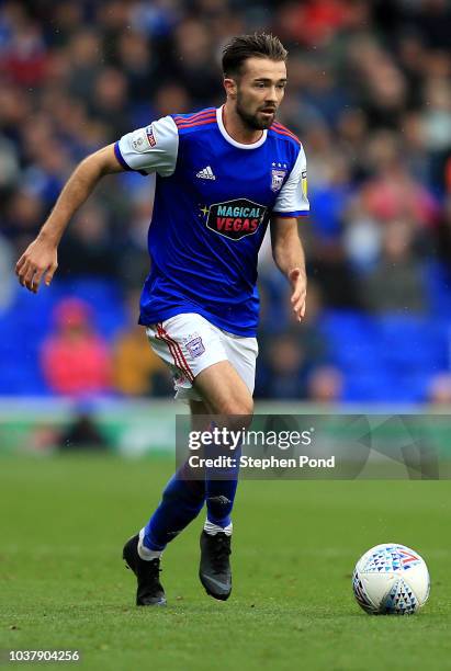 Gwion Edwards of Ipswich Town during the Sky Bet Championship match between Ipswich Town and Bolton Wanderers at Portman Road Stadium on September...