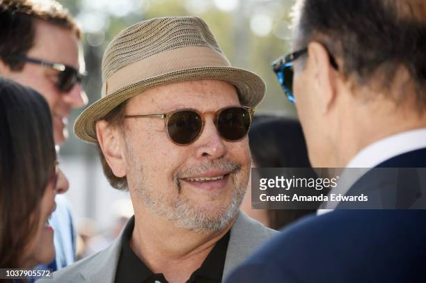 Comedian Billy Crystal attends the Palisades Village grand opening private ribbon-cutting ceremony at Palisades Village on September 22, 2018 in...