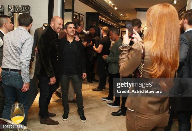 John Varvatos attends the John Varvatos Madison Avenue Store Personal Appearance on September 22, 2018 in New York City.