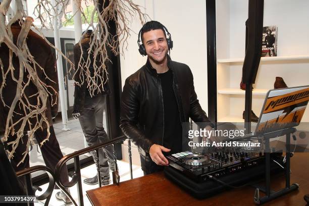 Performs during the John Varvatos Madison Avenue Store Personal Appearance on September 22, 2018 in New York City.