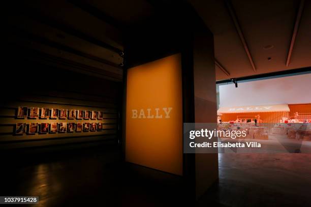 General view of the Bally Spring Summer 2019 Press Presentation during Milan Fashion Week on September 22, 2018 in Milan, Italy.