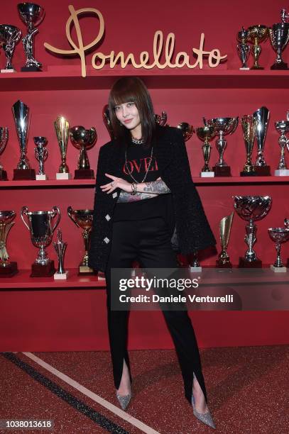 Fil Xiao Bai attends launch of Pomellato Balera Party Event on September 22, 2018 in Milan, Italy.