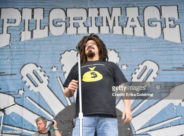 Adam Duritz of Counting Crows performs onstage during day 1 of Pilgrimage Music & Cultural Festival 2018 on September 22, 2018 in Franklin, Tennessee.
