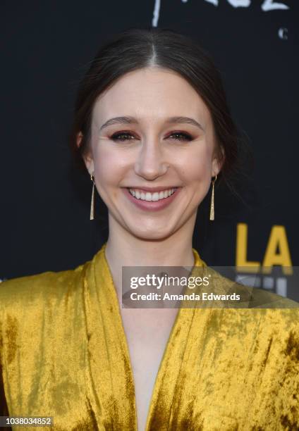 Taissa Farmiga attends the screening of "We Have Always Lived in the Castle" during the 2018 LA Film Festival at ArcLight Culver City on September...