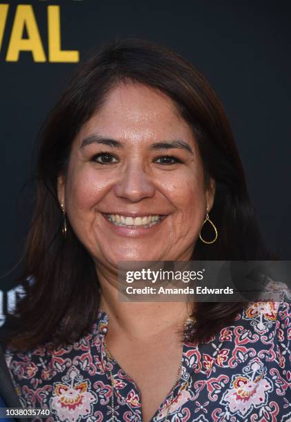 Gioconda Mitas attends the screening of "We Have Always Lived in the Castle" during the 2018 LA Film Festival at ArcLight Culver City on September...