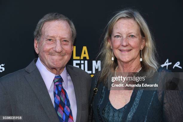 Laurence Jackson Hyman and Cynthia Hyman attend the screening of "We Have Always Lived in the Castle" during the 2018 LA Film Festival at ArcLight...