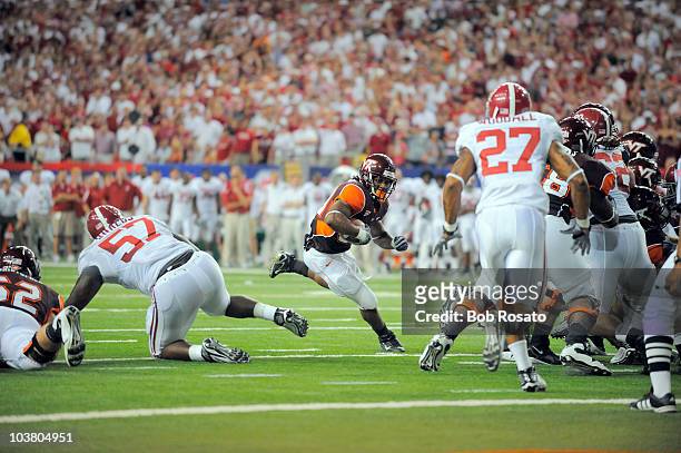 Virginia Tech Ryan Williams in action, rushing vs Alabama. Atlanta, GA 9/5/2009 CREDIT: Bob Rosato