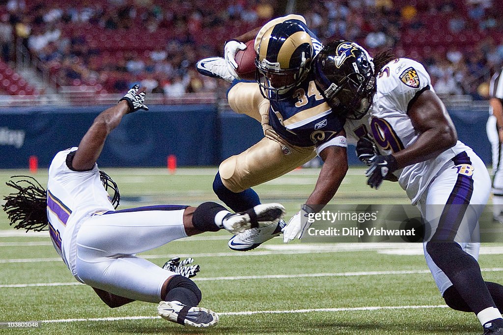 Baltimore Ravens v St. Louis Rams