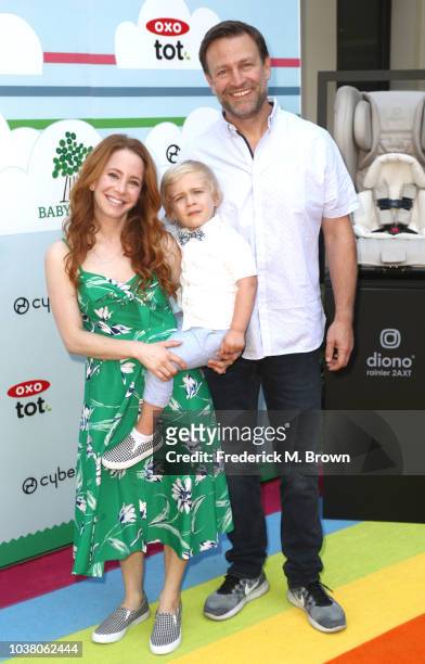 Amy Davidson and Kacy Loockwood attend Step2 Presents 7th Annual Celebrity Red CARpet Event by New Bloom Media Benefiting Baby 2 Baby at Sony...