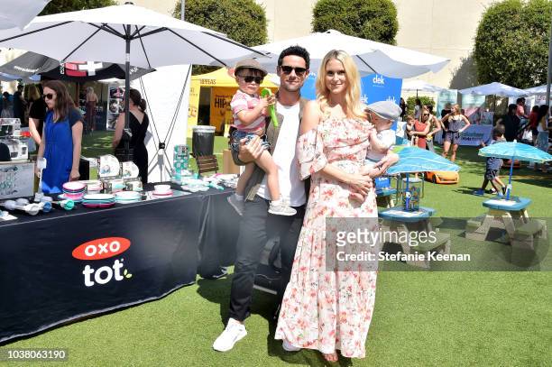 Benjamin Hollingsworth and Nila Myers attend Step2 Presents 7th Annual Celebrity Red CARpet Event by New Bloom Media Benefitting Baby2Baby at Sony...
