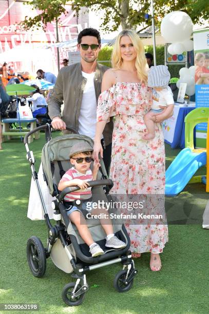 Benjamin Hollingsworth and Nila Myers attend Step2 Presents 7th Annual Celebrity Red CARpet Event by New Bloom Media Benefitting Baby2Baby at Sony...