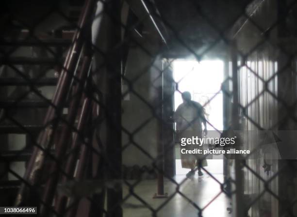 Prisoner in a cell in Camp 6 at the US detention camp Guantanamo in the morning in Guantanamo, Cuba, 22 October 2016. Guantanamo is expected to...