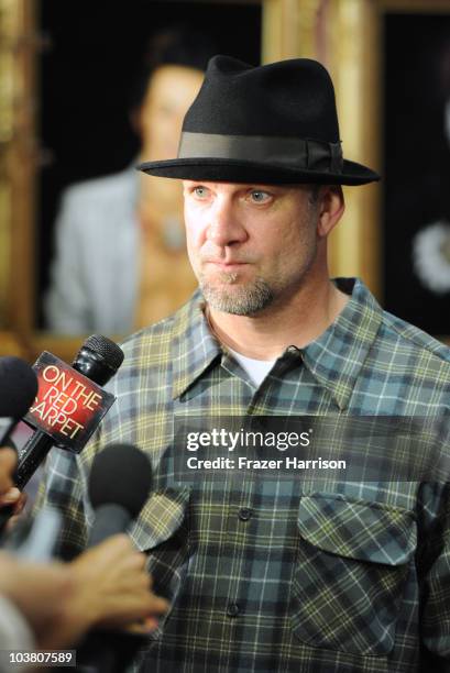 Television Personality Jesse James, arrives at Kat Von D's Wonderland Gallery Opening on September 2, 2010 in West Hollywood, California.