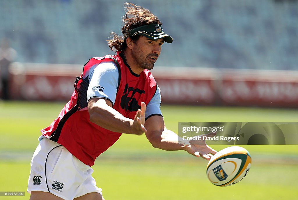Springboks Captains Run