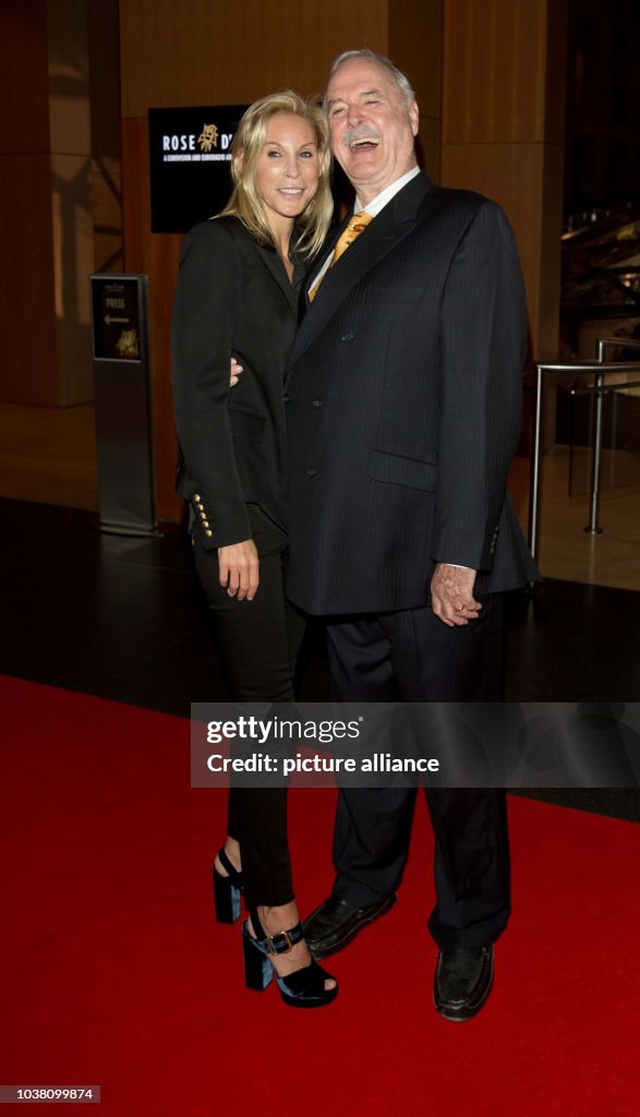 John Cleese Partner Actor John Cleese arrives with wife Jenifer Wade for the Rose d'Or ...