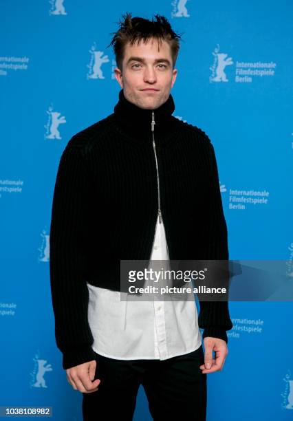 Actor Robert Pattinson attends the photocall of the movie 'The Lost City of Z' during the 67th International Berlin Film Festival, at Hotel Grand...