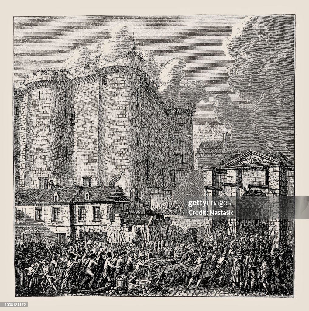 Storming do Bastille Paris França 1789