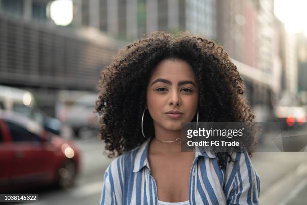 young women portrait - afro hairstyle stock pictures, royalty-free photos & images