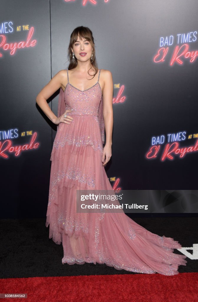 Premiere Of 20th Century FOX's "Bad Times At The El Royale" - Arrivals