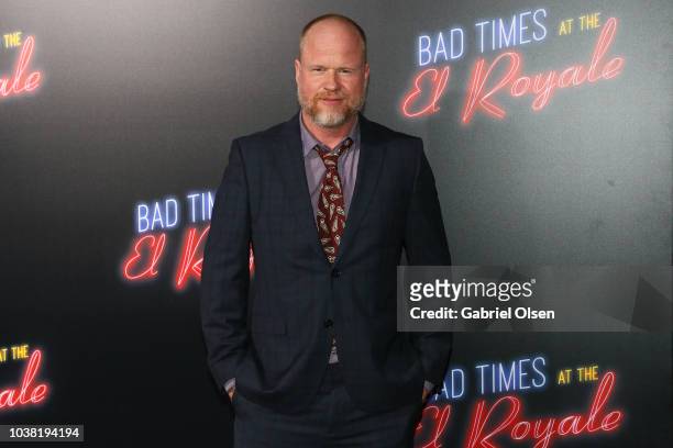 Joss Whedon arrives to the premiere of 20th Century FOX's "Bad Times At The El Royale" at TCL Chinese Theatre on September 22, 2018 in Hollywood,...