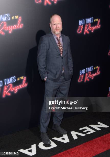 Joss Whedon attends the premiere of 20th Century Fox's "Bad Times At The El Royal" at TCL Chinese Theatre on September 22, 2018 in Hollywood,...