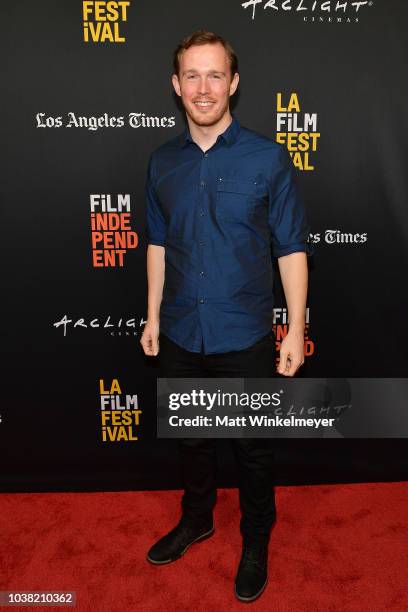 Daniel J. Clark attends the 2018 LA Film Festival screening of "Behind The Curve" at ArcLight Hollywood on September 22, 2018 in Hollywood,...