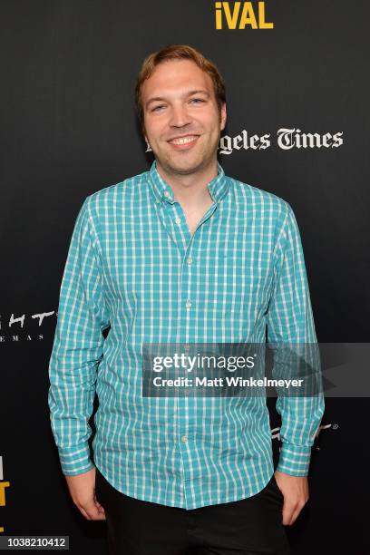 Nick Andert attends the 2018 LA Film Festival screening of "Behind The Curve" at ArcLight Hollywood on September 22, 2018 in Hollywood, California.
