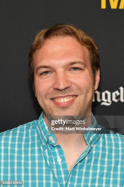 Nick Andert attends the 2018 LA Film Festival screening of "Behind The Curve" at ArcLight Hollywood on September 22, 2018 in Hollywood, California.