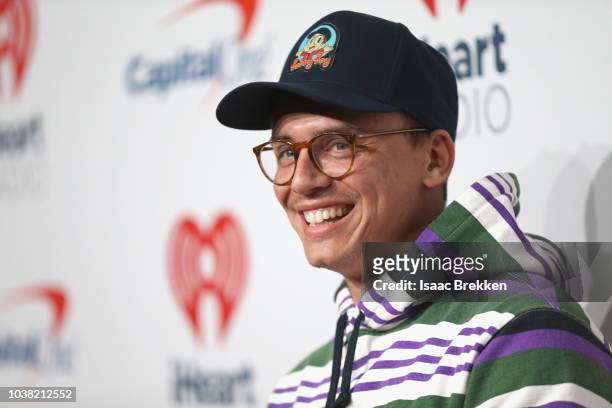 Logic attends the 2018 iHeartRadio Music Festival at T-Mobile Arena on September 22, 2018 in Las Vegas, Nevada.