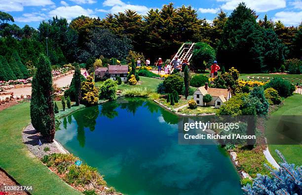 cockington green gardens. - canberra stock pictures, royalty-free photos & images