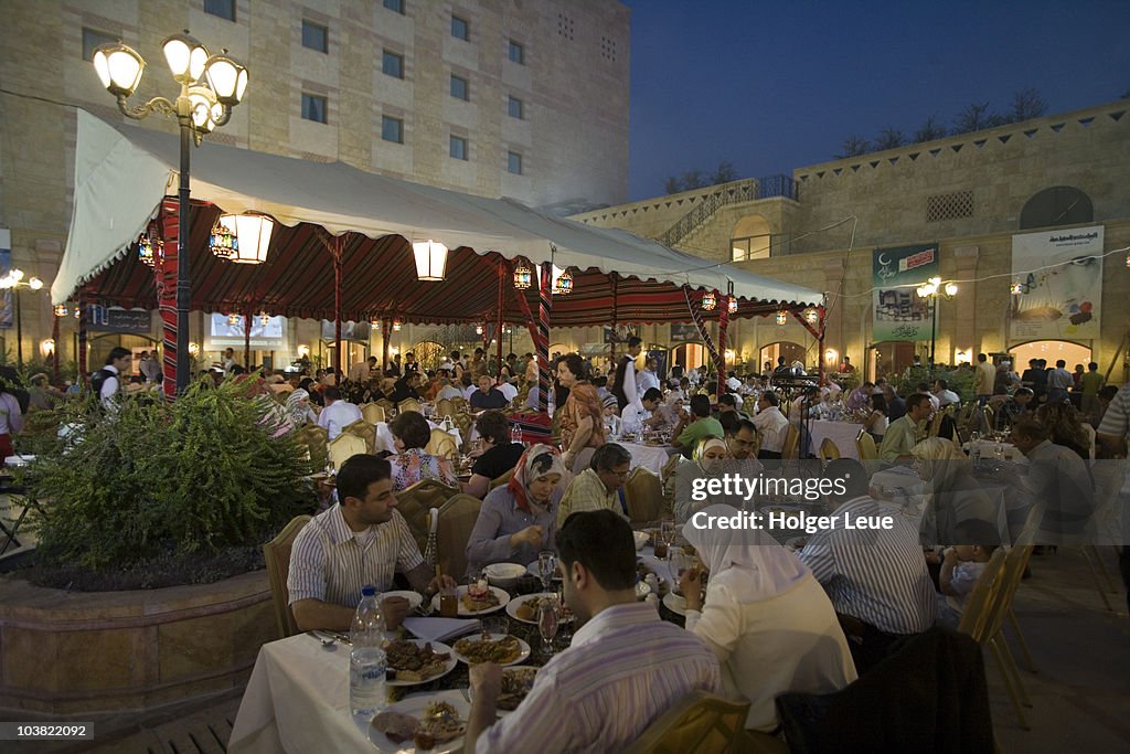 Ramadan Iftar buffet, Sheraton Aleppo Hotel.