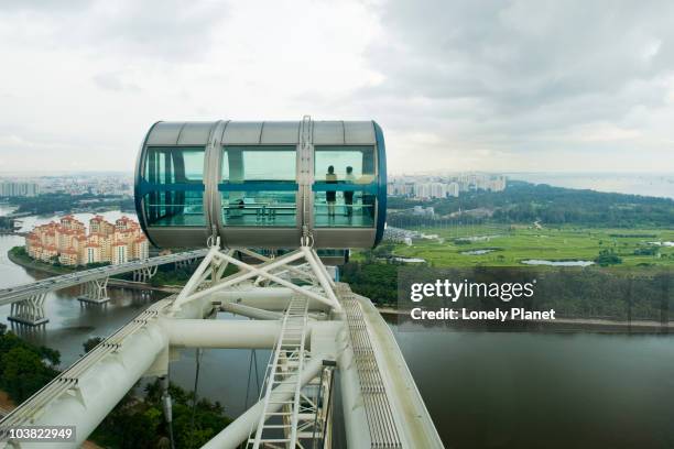 singapore flyer. - singapore flyer - fotografias e filmes do acervo