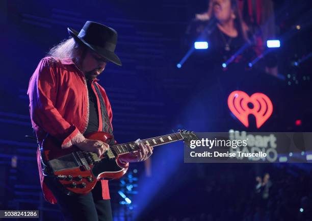 Gary Rossington of Lynyrd Skynyrd performs onstage during the 2018 iHeartRadio Music Festival at T-Mobile Arena on September 22, 2018 in Las Vegas,...