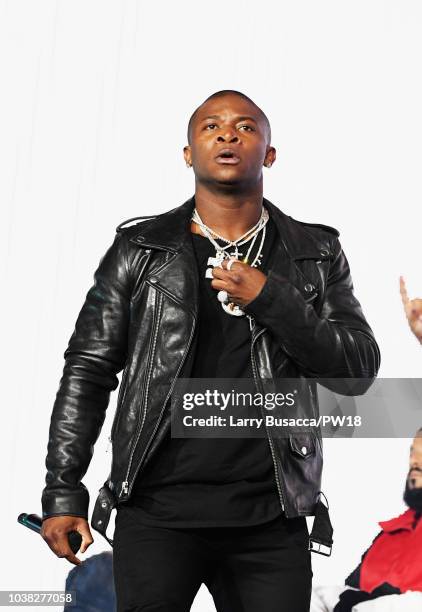 Genasis performs onstage during the 'On The Run II' Tour at Rose Bowl on September 22, 2018 in Pasadena, California.
