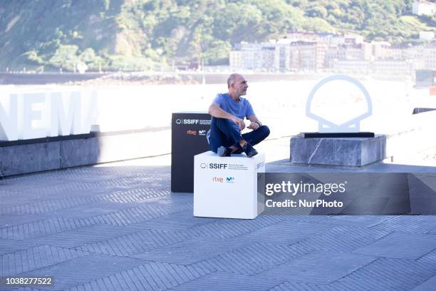 Dario Grandinetti attends the 'Rojo' Photocall during the 66th San Sebastian International Film Festival on September 23, 2018 in San Sebastian,...