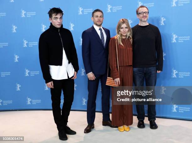 67th International Film Festival in Berlin, Germany, 14 February 2017. Photocall 'The Lost City of Z': 'British actor Robert Pattinson, British actor...