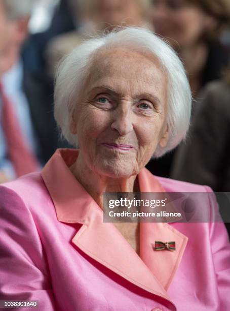 An file picture dated 18 October 2014 and made available on 06 August 2015 of Johanna Quandt, billionaire widow and heiress of late German...