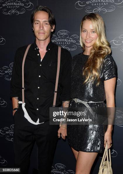 Brandon Boyd Of Incubus And Baelyn Neff Attend The Opening Of... News