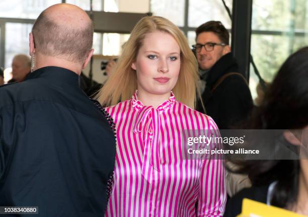 Annalena Wulff , daughter of former German President Wulff leaves the regional court in Hanover, Germany, 27 February 2014. Two years after his...