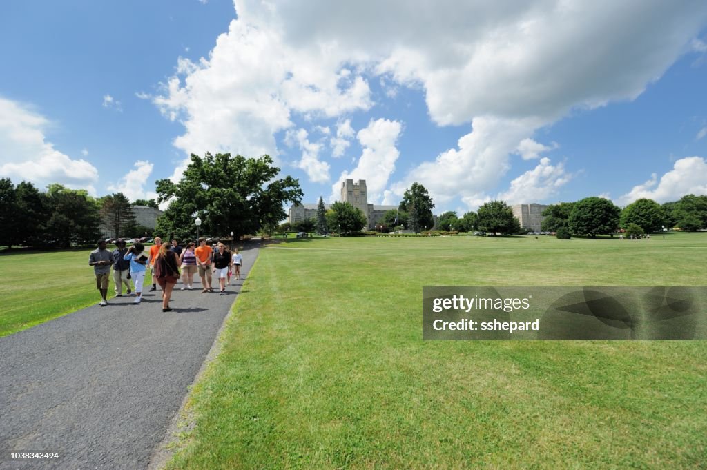 Tour am Virginia Tech Campus