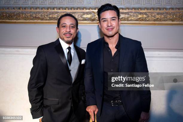 Dale Godboldo and Mario Lopez attends 2018 Classic New York Gala on September 22, 2018 in New York City.