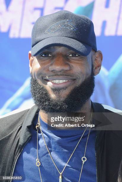Player LeBron James arrives for the Premiere Of Warner Bros. Pictures' "Smallfoot" held at Regency Village Theatre on September 22, 2018 in Westwood,...